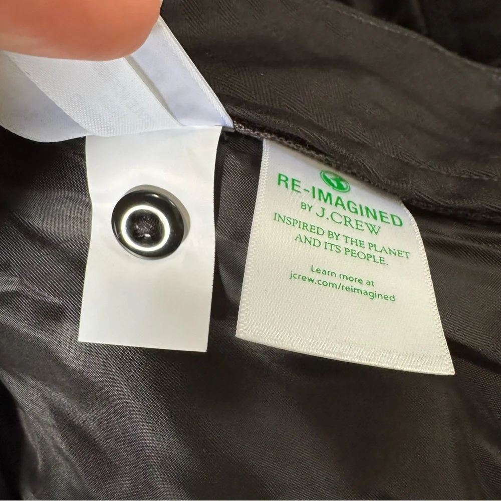 J. Crew NWT Creased Trouser in Japanese Wool Blend 36X32